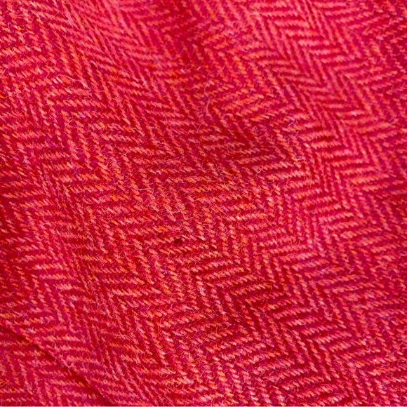 J. Crew Womens Blazer Jacket Size 0 Wool Ruffles Coral Red 3 Button - Picture 11 of 11